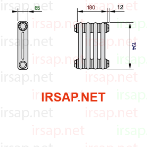 Радиатор IRSAP Tesi 20200/4 T23 CL 01